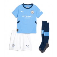 Camisa de time de futebol Manchester City Josko Gvardiol #24 Replicas 1º Equipamento Infantil 2024-25 Manga Curta (+ Calças curtas)